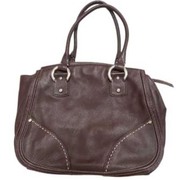 Francesco Biasia Handbags - Francesco Biasia Brown Leather Tote Bag